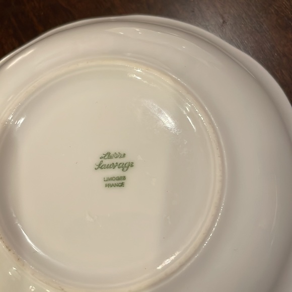 Vtg Set of 2 Ivy Lierre Sauvage Limoge dessert bowls - Picture 6 of 6